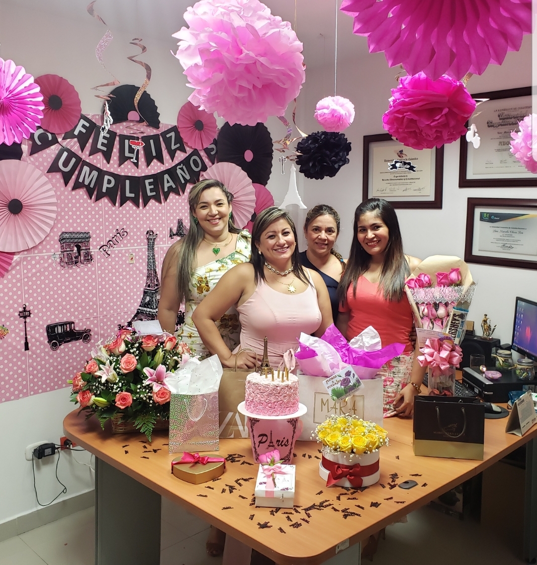 Jenny Magnolia Moya, Lina Marcela Cleves Roa, Marcela García y Rosa Lorena Roa.